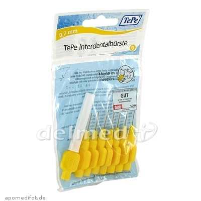 TEPE Interdentalbuerste 0,7mm gelb