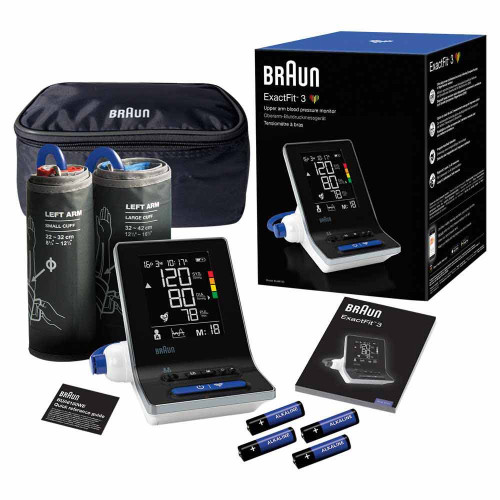 BRAUN BLUTDRUCKMESSGER&Auml;T ExactFit3 Oberarm BUA6150