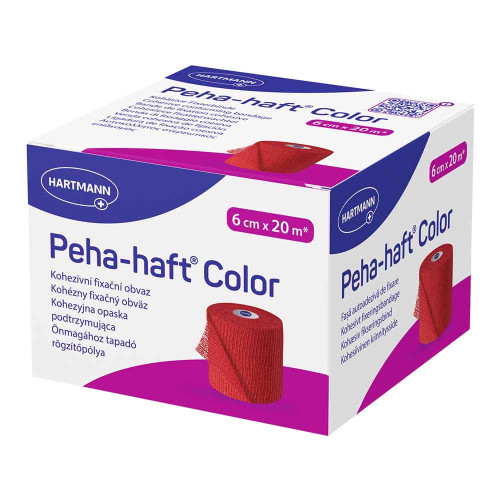PEHA-HAFT Color Fixierb.latexfrei 6 cmx20 m rot