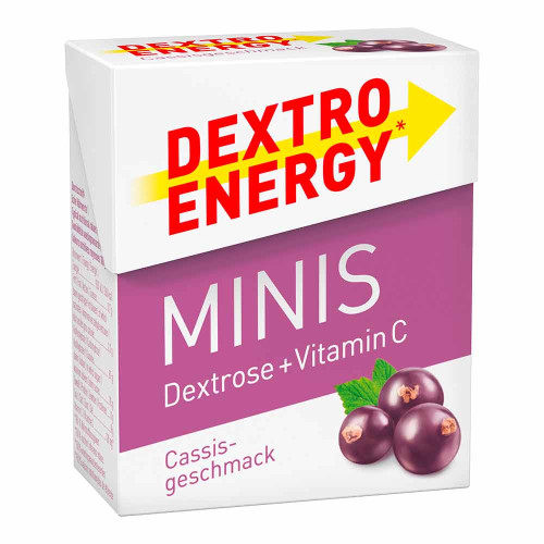 DEXTRO ENERGY Minis Cassis + Vitamin C T&auml;felchen