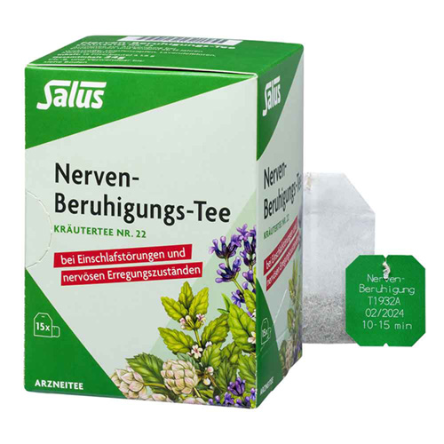 NERVEN-BERUHIGUNGS-Tee Kr&auml;utertee Nr.22 Bio Salus