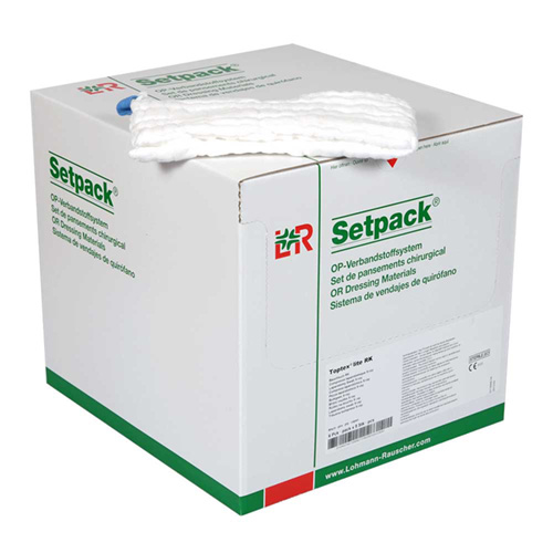 BAUCHTUCH lite steril 40x40cm 6fach wei&szlig; RK