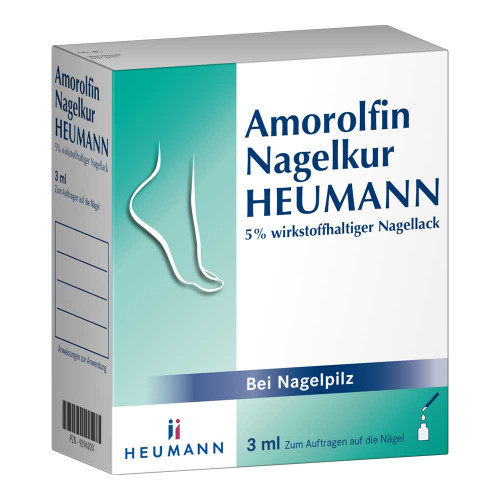 Amorolfin Nagelkur HEUMANN 5 % wirkstoffhaltiger Nagellack