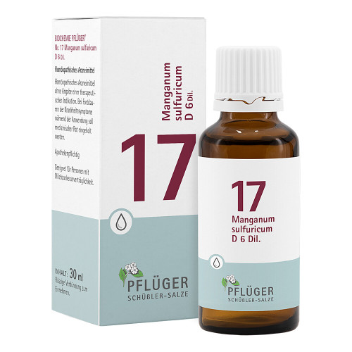 Biochemie Pfl&uuml;ger 17 Manganum sulfuricum D 6 Tropfen