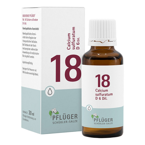 Biochemie Pfl&uuml;ger 18 Calcium sulfuratum D 6 Tropfen
