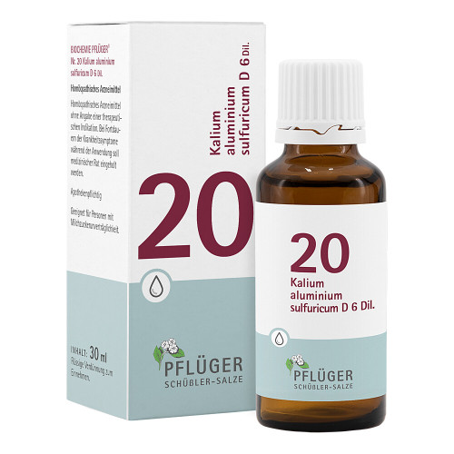 BIOCHEMIE Pfl&uuml;ger 20 Kalium alumin.sulfur.D 6 Tro.