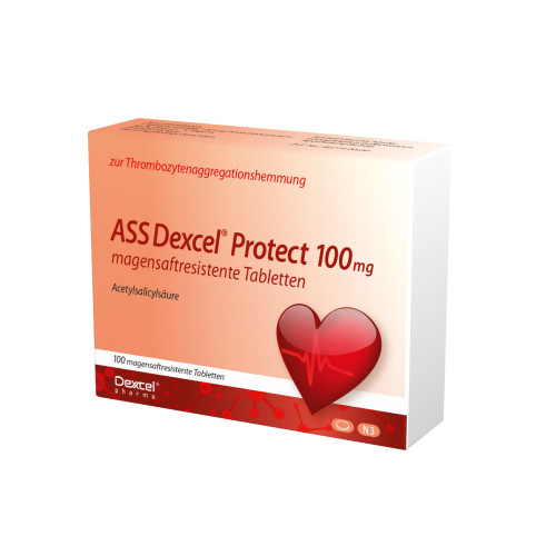 ASS Dexcel Protect 100 mg magensaftres.Tabletten