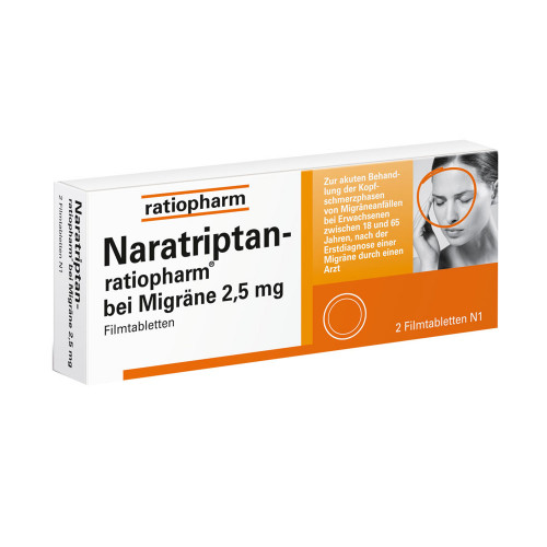 NARATRIPTAN-ratiopharm bei Migr&auml;ne Filmtabletten