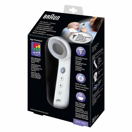 BRAUN BER&Uuml;HRUNGSFREI+Stirn Thermom.AgePrecis.wei&szlig;