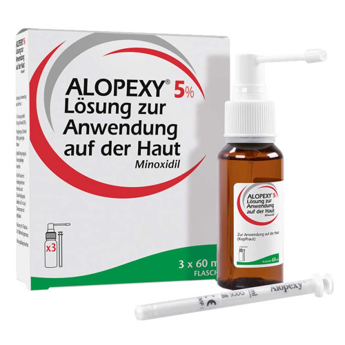 ALOPEXY 5% L&ouml;sung zur Anwendung auf der Haut