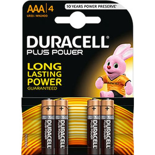 DURACELL Plus Power AAA (MN2400/LR03) K4