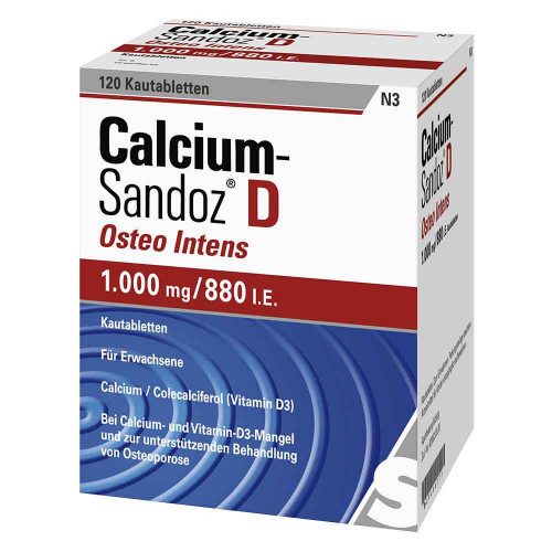 CALCIUM SANDOZ D Osteo intens Kautabletten
