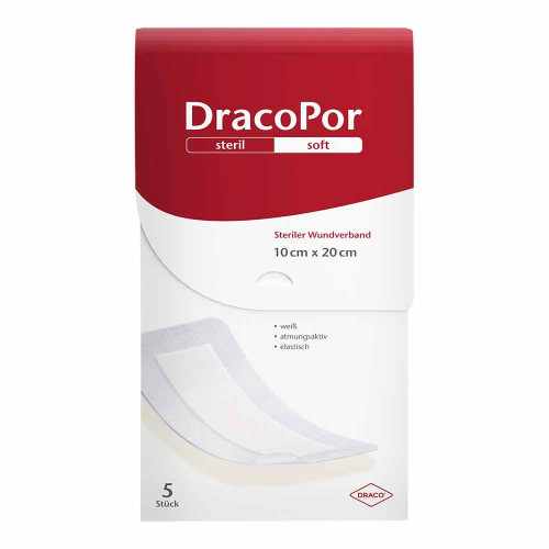 DRACOPOR Wundverband 10x20 cm steril