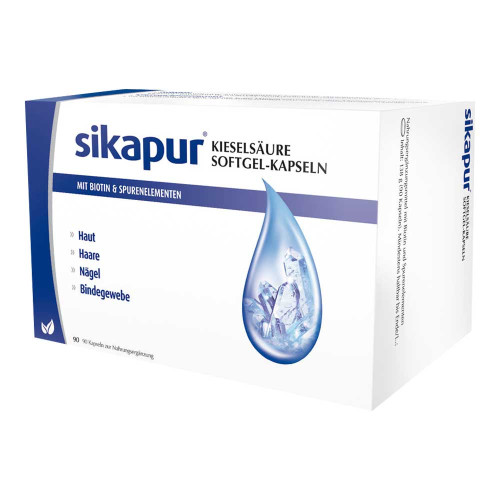 SIKAPUR Kiesels&auml;ure Softgel-Kapseln mit Biotin