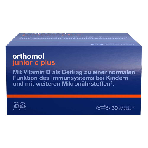 ORTHOMOL Junior C plus Kautabl.Waldfrucht