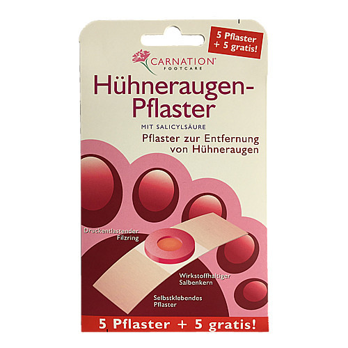 CARNATION H&uuml;hneraugen-Pflaster 5+5
