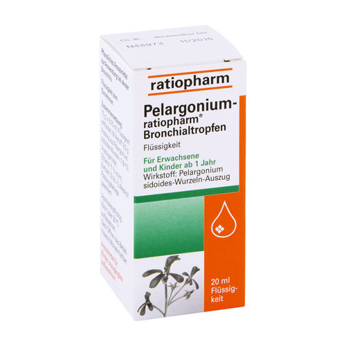PELARGONIUM-RATIOPHARM Bronchialtropfen