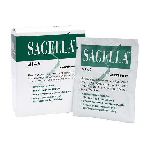 SAGELLA active Reinigungst&uuml;cher
