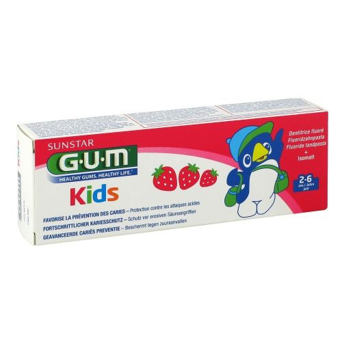 GUM Kids Zahncreme Erdbeere 2-6 Jahre