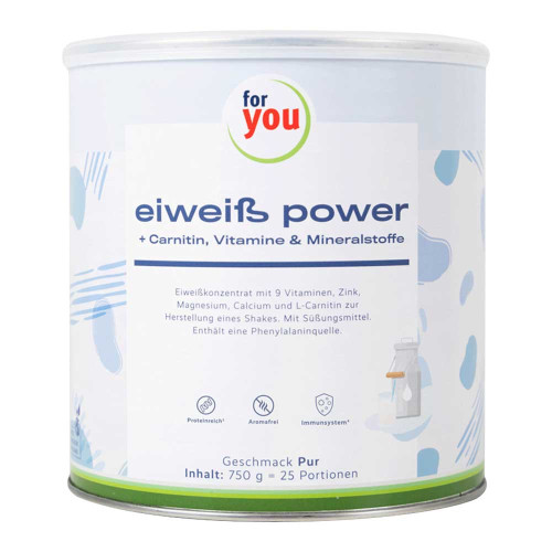 FOR YOU eiwei&szlig; power pur Pulver