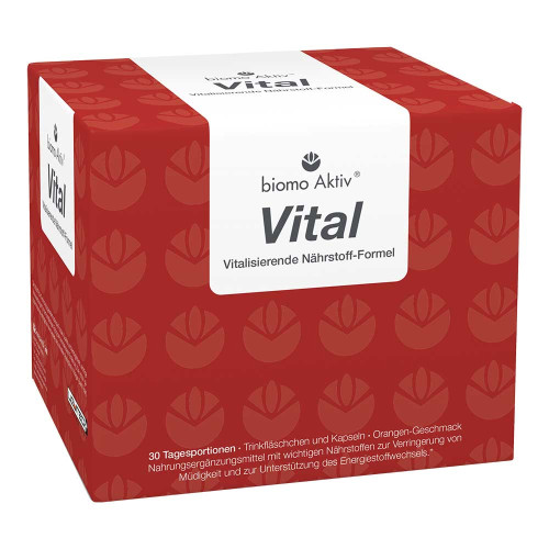 BIOMO Aktiv Vital Trinkflaschen 30 Tagesportionen