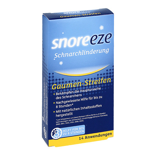 SNOREEZE Schnarchlinderung Gaumenstreifen