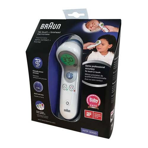 BRAUN NTF3000 no-touch & Stirnthermometer