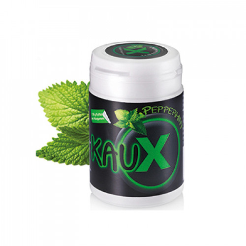 KAUX Zahnpflegekaugummi Peppermint mit Xylitol