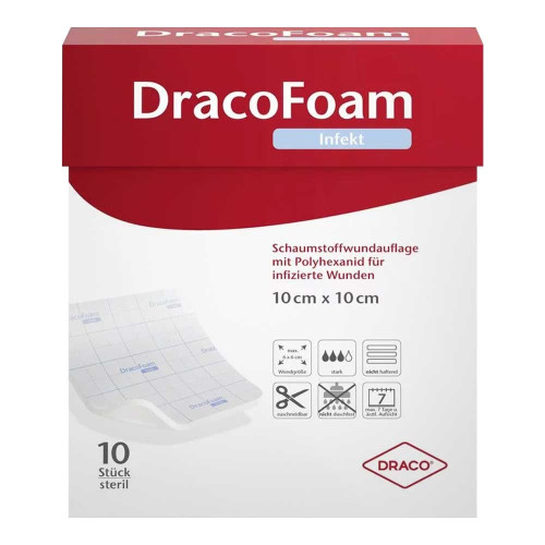 DRACOFOAM Infekt Schaumst.Wundauf.20x20 cm