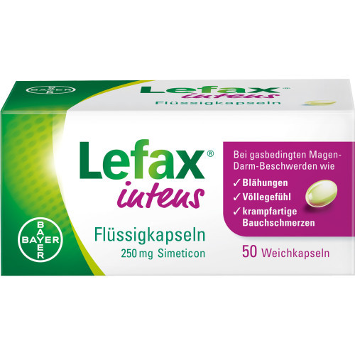 LEFAX intens Fl&uuml;ssigkapseln 250 mg Simeticon