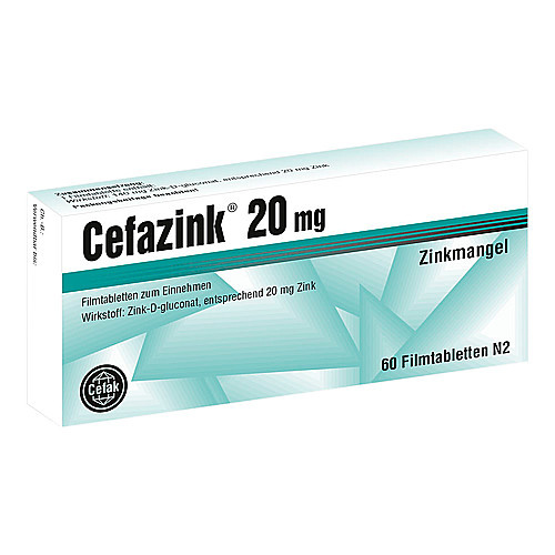 CEFAZINK 20 mg Filmtabletten