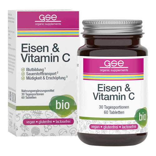 GSE Eisen & Vitamin C Complex Bio Tabletten