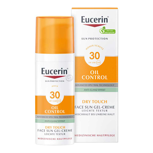 EUCERIN Sun Gel-Creme Oil Contr.Anti-Gl.Eff.LSF 30