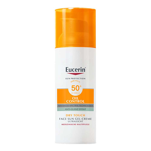 EUCERIN Sun Gel-Creme Oil Contr.Anti-Gl.Eff.LSF50+