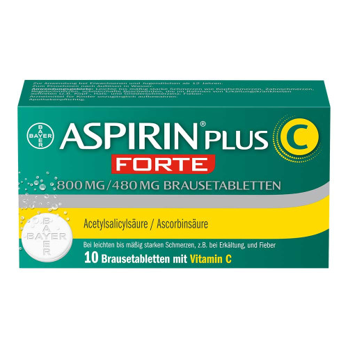 ASPIRIN plus C forte 800 mg/480 mg Brausetabletten