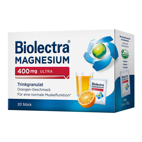 BIOLECTRA Magnesium 400 mg ultra Trinkgran.Orange