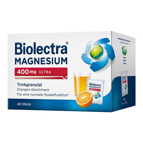 BIOLECTRA Magnesium 400 mg ultra Trinkgran.Orange
