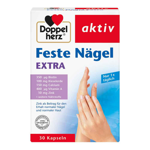 DOPPELHERZ Feste N&auml;gel Extra Kapseln