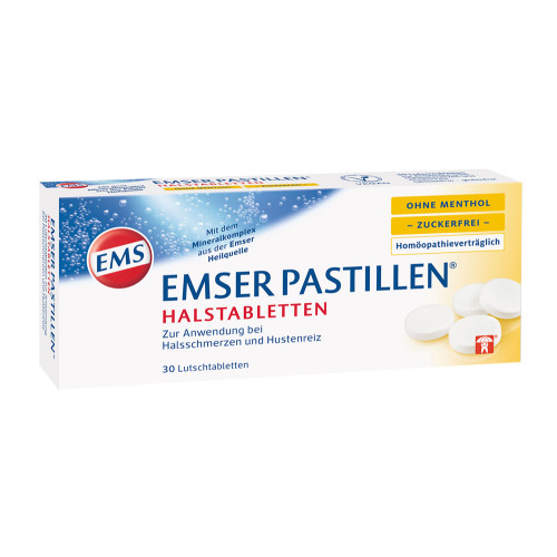 EMSER Pastillen ohne Menthol zuckerfrei