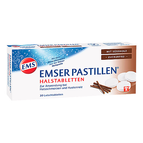 EMSER Pastillen mit S&uuml;&szlig;holz zuckerfrei