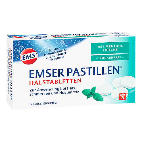 EMSER Pastillen mit Mentholfrische zuckerfrei