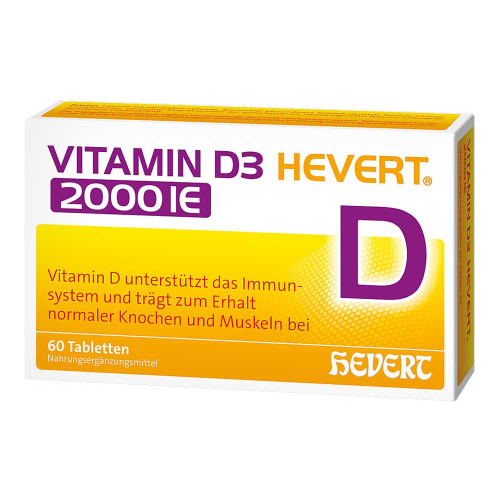 VITAMIN D3 HEVERT 2000 I.E. Tabletten