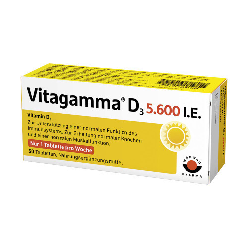 VITAGAMMA D3 5.600 I.E. Vitamin D3 NEM Tabletten