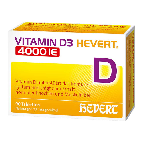 VITAMIN D3 HEVERT 4000 I.E. Tabletten
