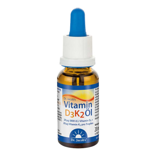 VITAMIN D3K2 &Ouml;l 800 I.E.+20 &mu;g D3+K2 Dr.Jacob's
