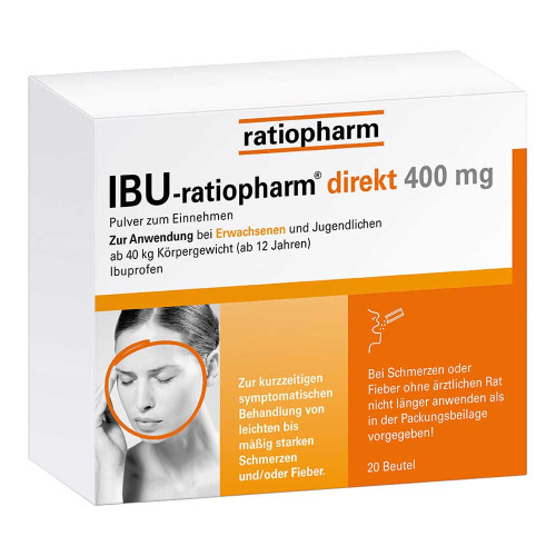 IBU-RATIOPHARM direkt 400 mg Pulver zum Einnehmen