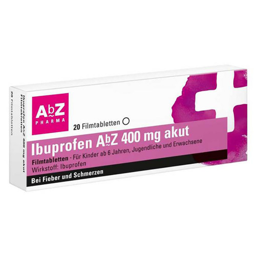 IBUPROFEN AbZ 400 mg akut Filmtabletten