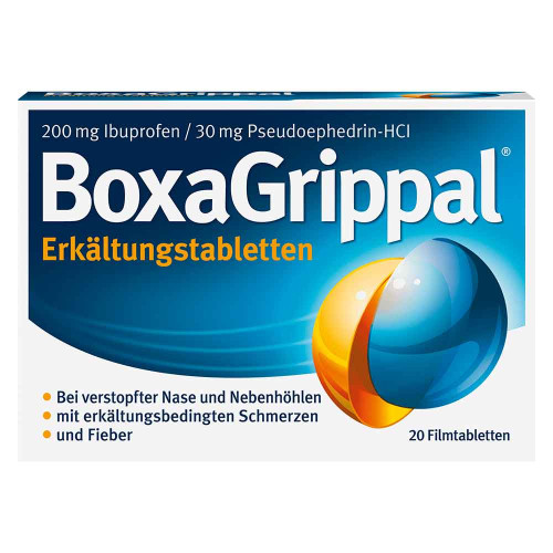 BOXAGRIPPAL Erk&auml;ltungstabletten 200 mg/30 mg FTA
