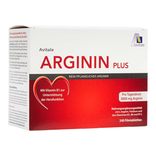 ARGININ PLUS Vitamin B1+B6+B12+Fols&auml;ure Filmtabl.