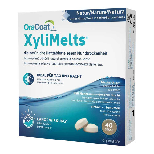 XYLIMELTS Hafttabletten ohne Minze OraCoat